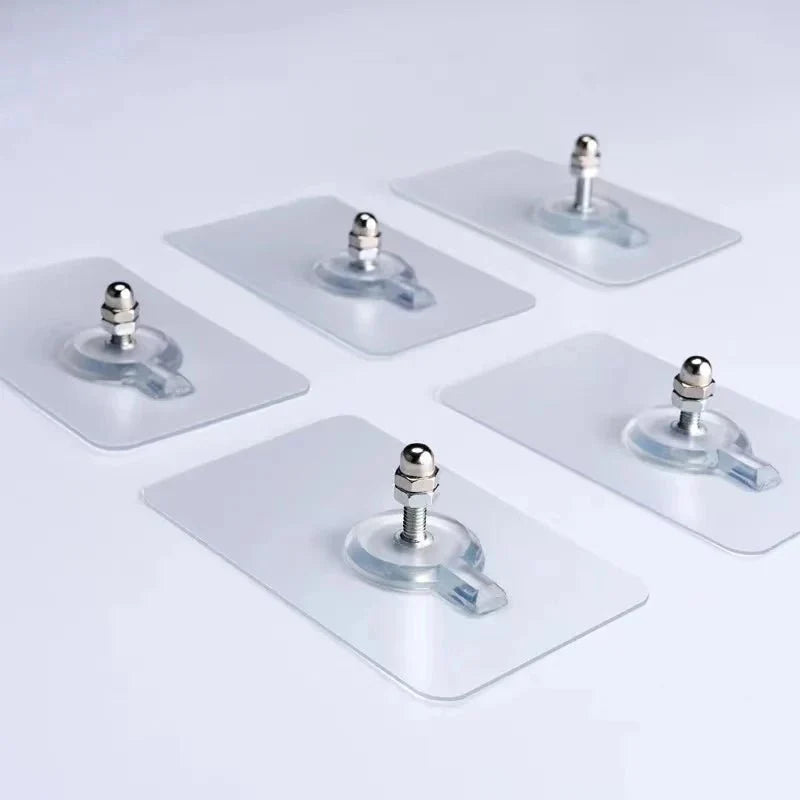 Self-adhesive wall hooks, 10 pcs.