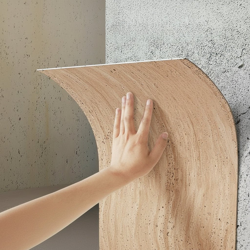 3D travertine wall panel
