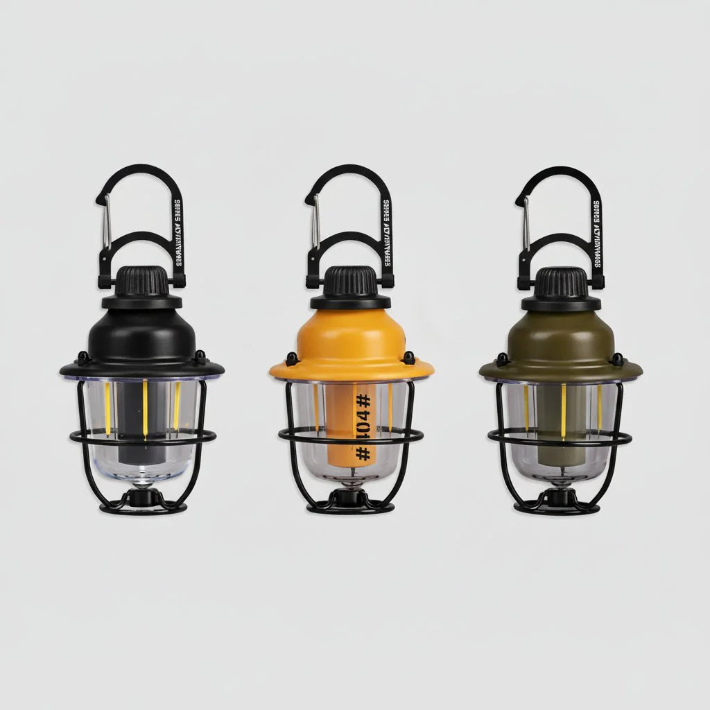 Przenośna Lampa LED do Użytku Zewnętrznego z Mechanizmem Mocowania