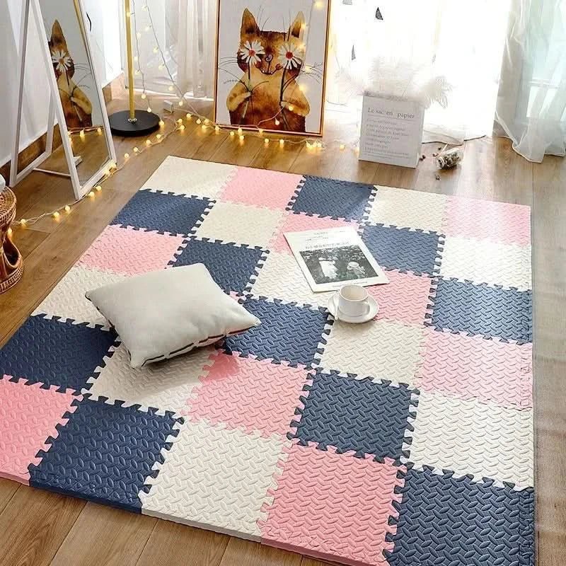 Modułowa Mata Piankowa dla Dzieci 120 × 90 cm z 12 Elementami
