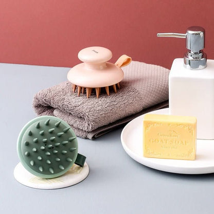 Scalp massage brush