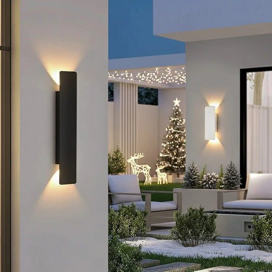 Lampa Ścienna LED 18W z Aluminiową Obudową do Zastosowań Zewnętrznych