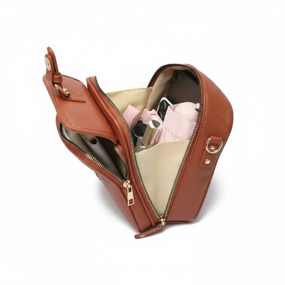 Torba Crossbody z Regulowanym Paskiem i Wieloma Przegrodami