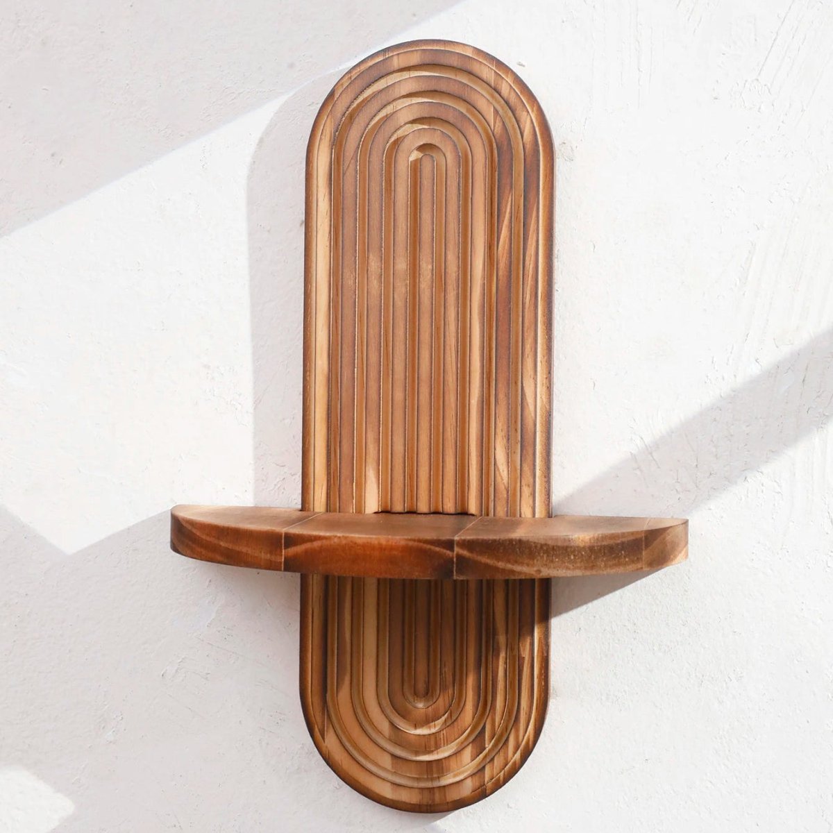 Półki ścienne boho geometryczne
