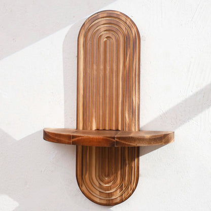 Półki ścienne boho geometryczne