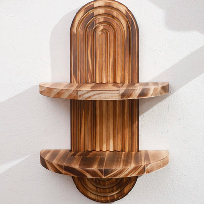 Półki ścienne boho geometryczne