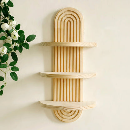 Półki ścienne boho geometryczne