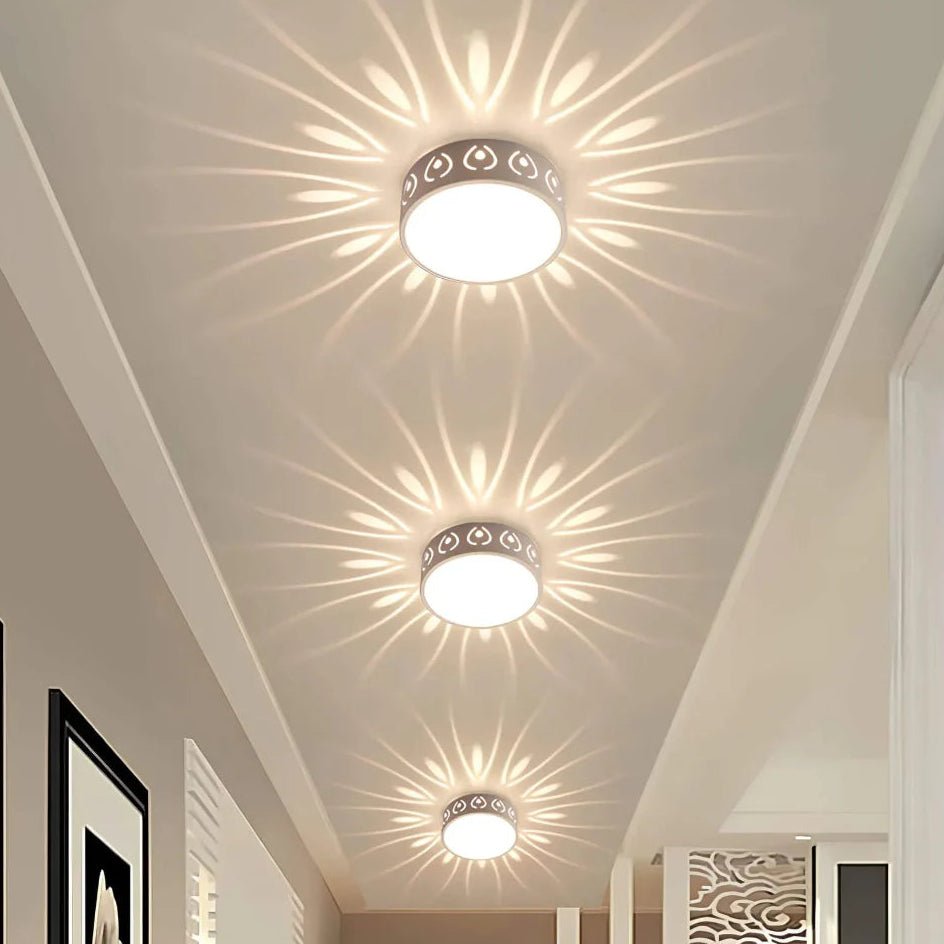 Lampa Sufitowa LED o Smukłej Konstrukcji z Równomiernym Oświetleniem do Wnętrz