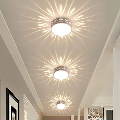 Lampa Sufitowa LED o Smukłej Konstrukcji z Równomiernym Oświetleniem do Wnętrz