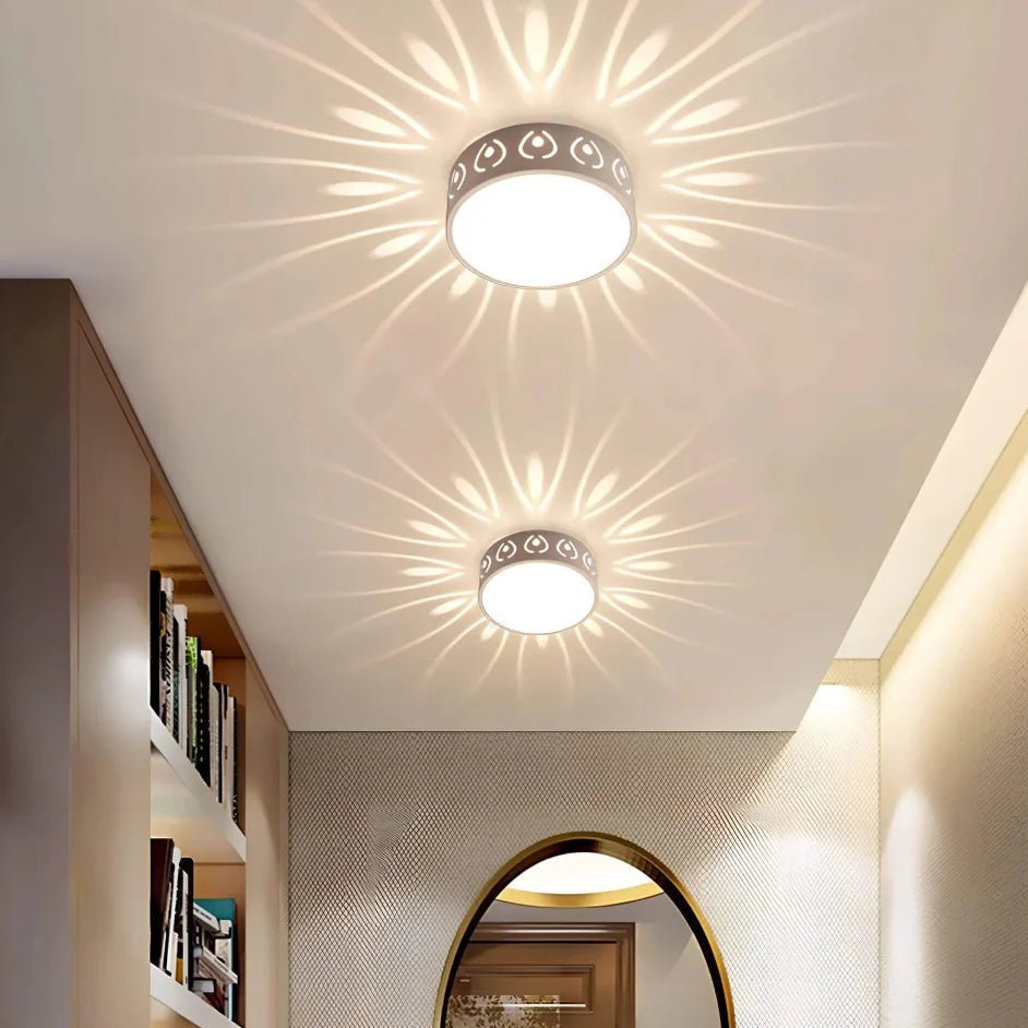 Lampa Sufitowa LED o Smukłej Konstrukcji z Równomiernym Oświetleniem do Wnętrz