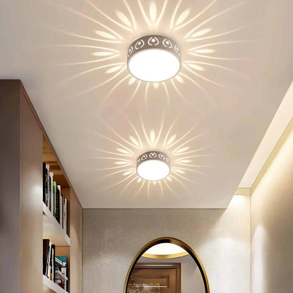 Lampa Sufitowa LED o Smukłej Konstrukcji z Równomiernym Oświetleniem do Wnętrz