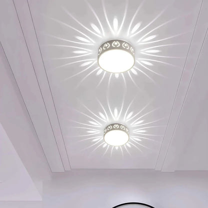 Lampa Sufitowa LED o Smukłej Konstrukcji z Równomiernym Oświetleniem do Wnętrz