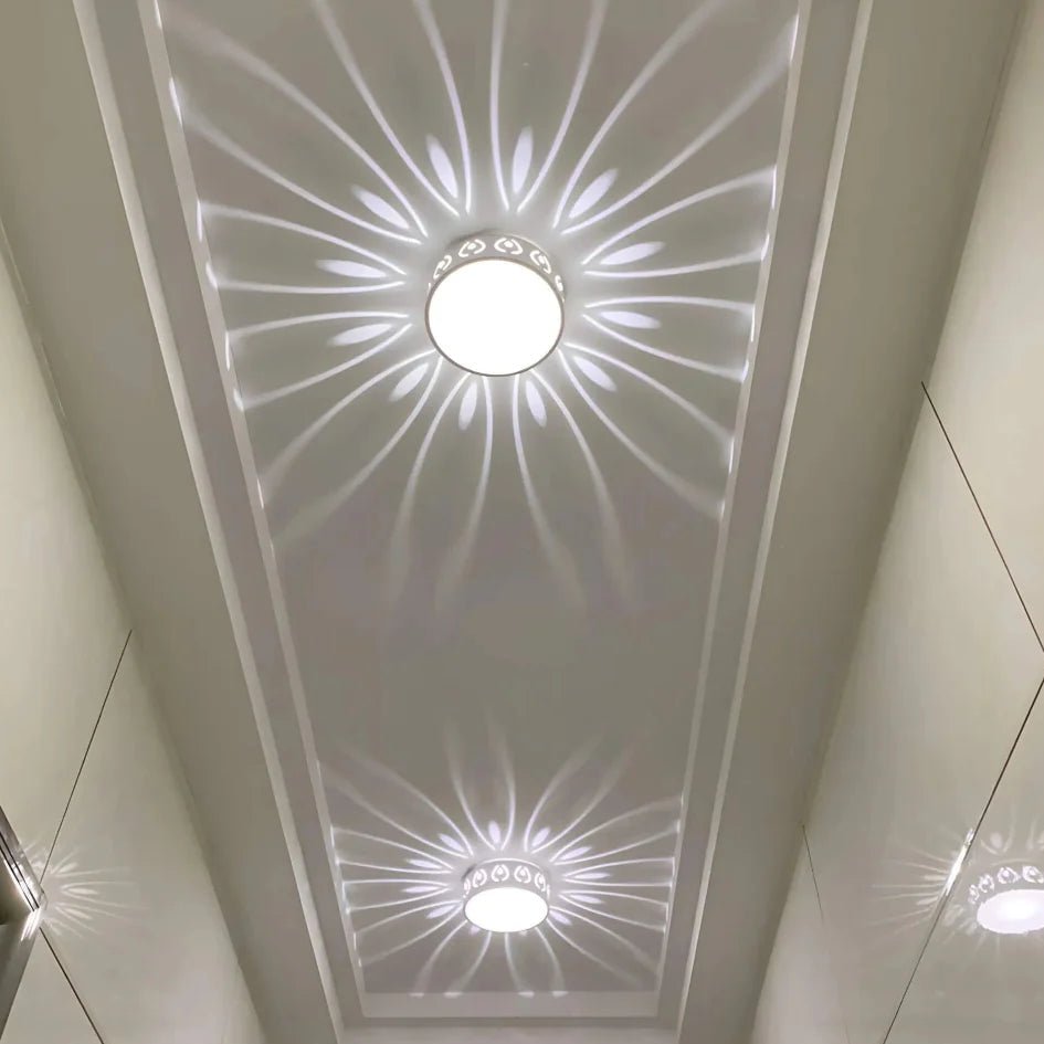 Lampa Sufitowa LED o Smukłej Konstrukcji z Równomiernym Oświetleniem do Wnętrz
