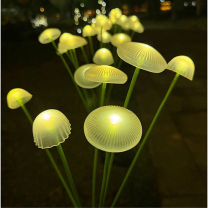 Solarne Lampki LED w Kształcie Grzybów do Ogrodu, Rabat i Ścieżek – Zestaw 10 Sztuk