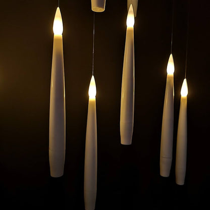 Floating LED candles with remote control – set of 12 pcs.