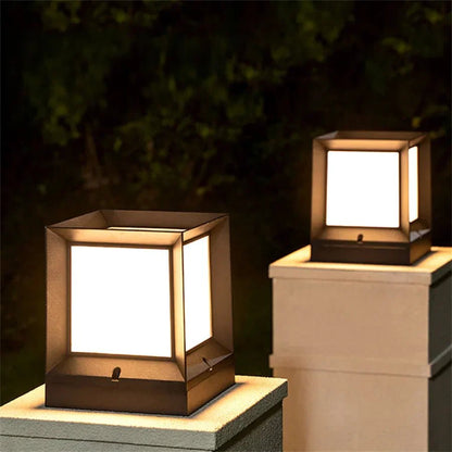 Zewnętrzna Lampa Stojąca LED 12W z Ciepłym Białym Światłem IP65