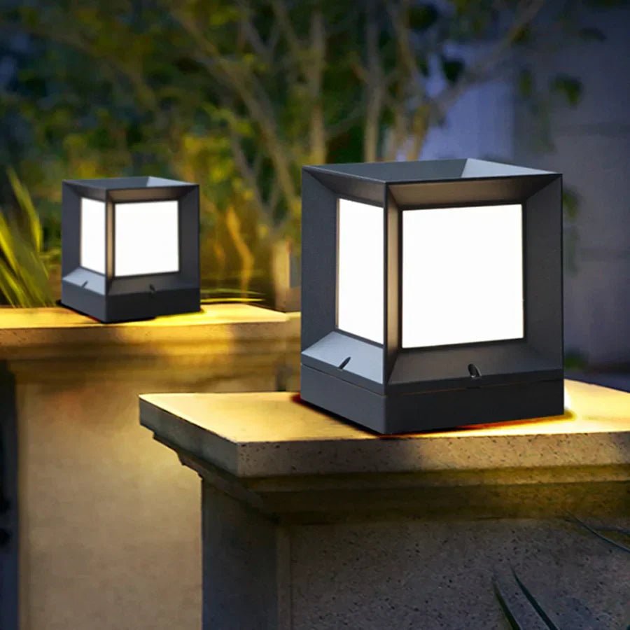 Zewnętrzna Lampa Stojąca LED 12W z Ciepłym Białym Światłem IP65