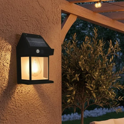 Solarna Lampa Uliczna LED do Oświetlenia Ogrodu i Przestrzeni Zewnętrznych z Czujnikiem Ruchu