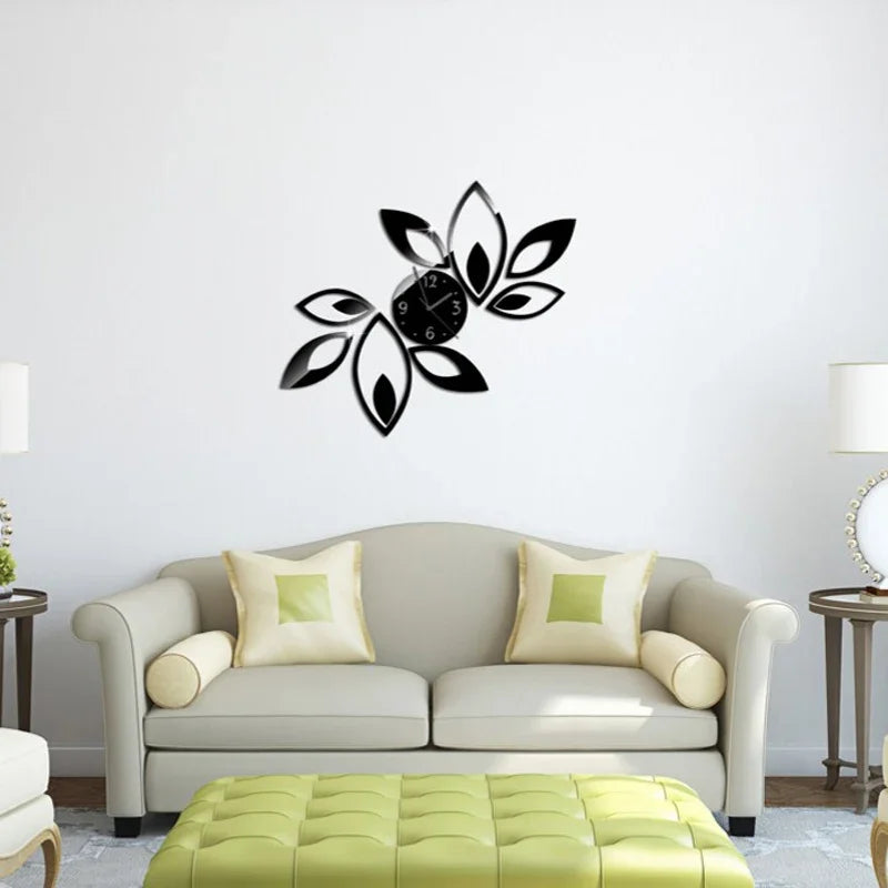 3D acrylic wall clock