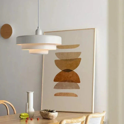 Lampa Wisząca z Trzystopniowym Kloszem E27 w Pastelowych Kolorach