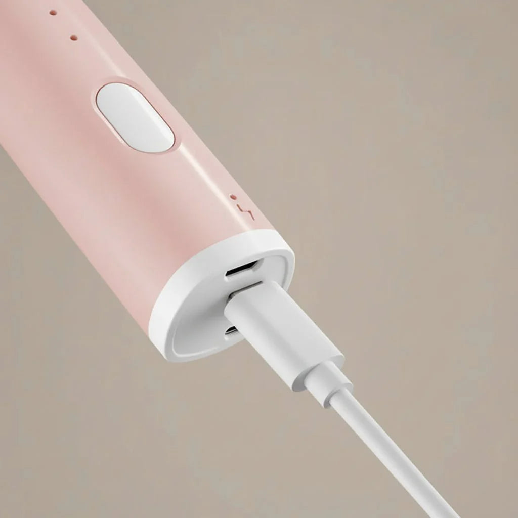 Mini Mikser Ręczny USB z 3 Prędkościami i Wymiennymi Końcówkami do Mieszania