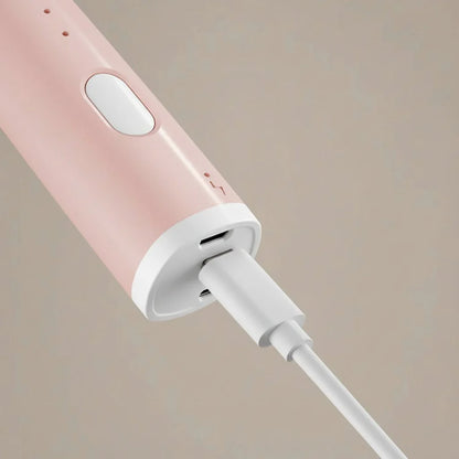 Mini Mikser Ręczny USB z 3 Prędkościami i Wymiennymi Końcówkami do Mieszania