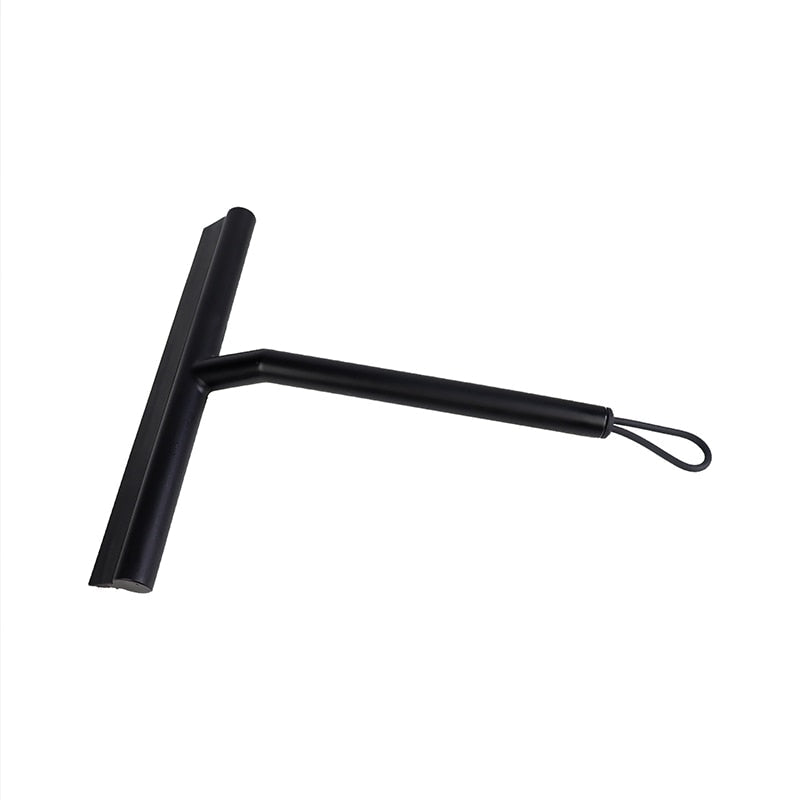 Shower squeegee with holder