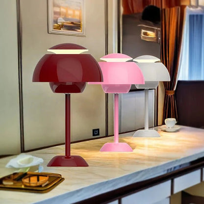 Bezprzewodowa Lampa Stołowa LED z Funkcją Ściemniania i Sterowaniem Dotykowym
