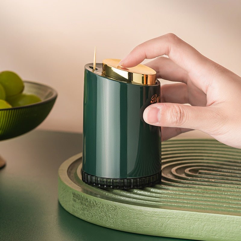Compact toothpick holder