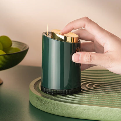 Compact toothpick holder