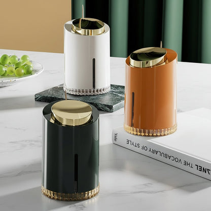 Compact toothpick holder