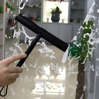 Shower squeegee with holder