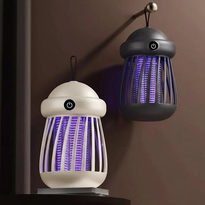 Lampa UV na Komary z Siatką Elektryczną 3000V i Ładowaniem USB