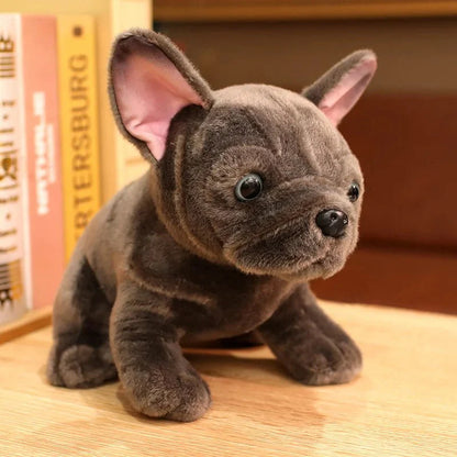 Pluszowy Bulldog 28 cm z Miękkim Wypełnieniem do Zabawy i Dekoracji