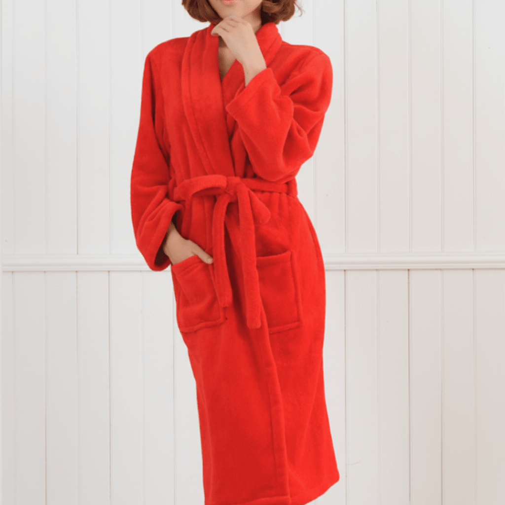 Loose, absorbent bathrobe