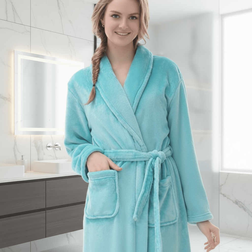 Loose, absorbent bathrobe