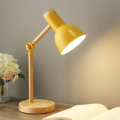 Lampe de table en bois