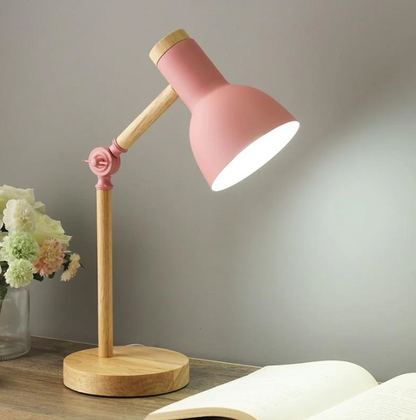 Lampe de table en bois