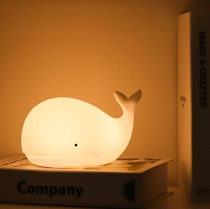 Veilleuse LED en forme de baleine