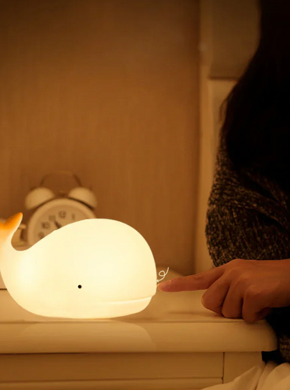 Veilleuse LED en forme de baleine