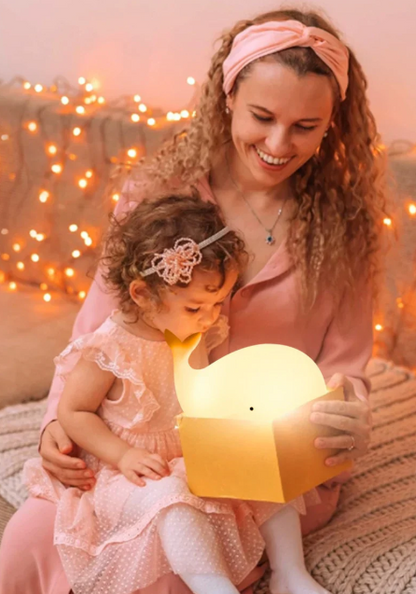 Veilleuse LED en forme de baleine