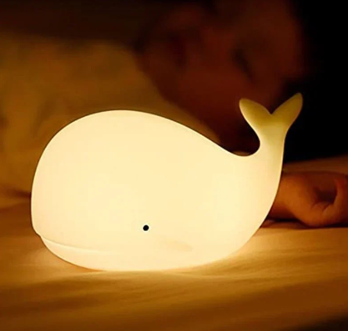 Veilleuse LED en forme de baleine