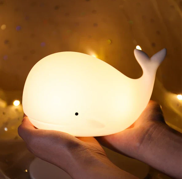 Veilleuse LED en forme de baleine