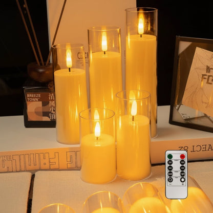 LED svíčky s efektem blikání (9 ks)