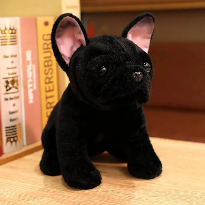 Pluszowy Bulldog 28 cm z Miękkim Wypełnieniem do Zabawy i Dekoracji