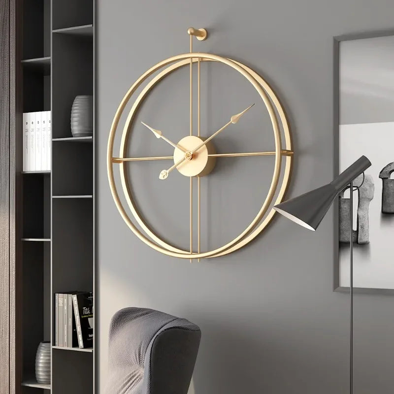 Large silent wall clock