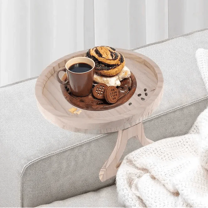Tray for a sofa armrest