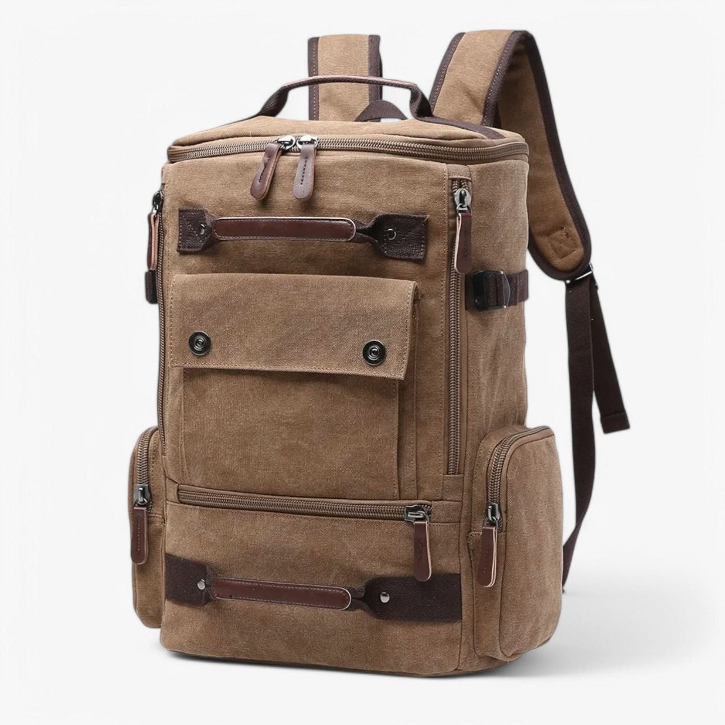 Plecak Canvas z Przegrodą na Laptopa i Pojemnością 36–55 L