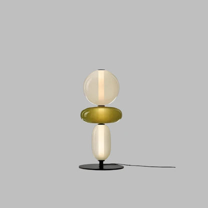 Lampa podłogowa kolorowe szklane elementy