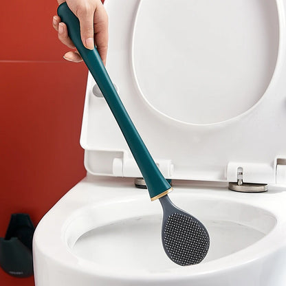 Silikonowa szczotka do WC z uchwytem